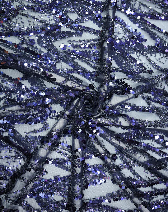 Embroidered Sequin Fabric